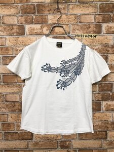 HABU BOX レディース ロゴ入り両面プリント 半袖Tシャツ 大きいサイズ SS 白