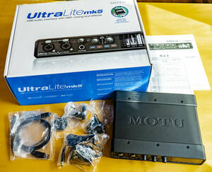 MOTU UltraLite mk5　高品位オーディオインターフェイス　ほぼ未使用　