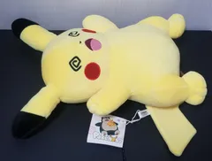 【韓国限定】ポケモン ぐるぐるピカチュウ ぬいぐるみ Mサイズ ちからつきた