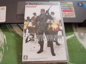 ◎　PSP　 METAL GEAR SOLID　PORTABLE OPS　　動作ＯＫ