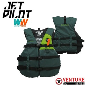 ジェットパイロット JETPILOT 2023 ライフジャケット JCI認定 送料無料 ベンチャー サップ ナイロン CGA ベスト JA23201CGA グリーン SUP
