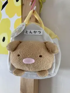 新品‼️タグ付き‼️✳️すみっこぐらし　こいぬといぬごっこ　ダイカットバック　とんかつ