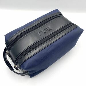 【新品未使用】DIOR ディオール セカンドバック メンズ レディース ハンドバッグ トートバッグ クラッチバッグ ポーチ 1円〜 ネイビー 