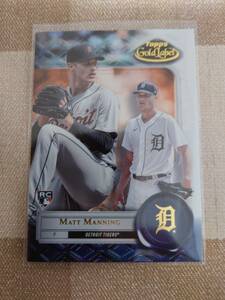 MLB 2022 TOPPS GOLD LABEL BASEBALL HOBBY BOX　MATT MANNING マットマニング　デトロイトタイガース ルーキーカード