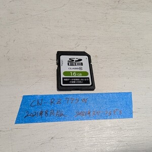 【KYU】 Panasonic パナソニック CN-RZ775W 2021年度8月版 地図SDカード 手渡しOK 同梱OK 地図データ 動作OK 2021年式 スペーシアギア外し