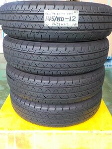 5) 7092j ヨコハマ ブルーアース Van ＲＹ５５ 145/80R12 80/78NLT ４本セット ハイゼット エブリイ N-VAN 等 2022年製