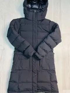 レディースL クロダウンThe North Face 黒 ダウンジャケットフード