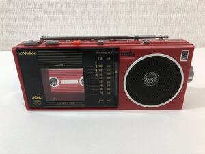 1/9a1 ラジカセ Victor RADIO CASSETE RECRDER RC-S110 ビクター ラジオカセットレコーダー FM/AMラジオ カセットテープ 昭和 レトロ