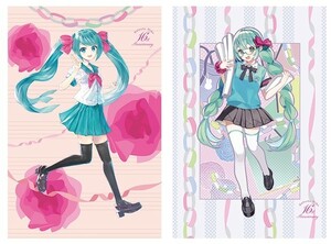 2種類セット★初音ミクシリーズ　プレミアムタペストリー“初音ミク 16th Anniversary”