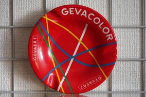 ビンテージ灰皿 小皿　GEVAERT GEVACOLOR ノベルティー ベルギー製 ゲバルト