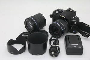 【返品保証】 オリンパス Olympus E-420 ZUIKO DIGITAL 14-42mm F3.5-5.6 40-150mm F4-5.6 バッテリー付き デジタル一眼 v1566