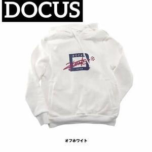 DOCUS(ドゥーカス)レディース コットン スエットパーカー　S ホワイト　定価22000円★新品 送料無料★ゴルフ ハラケン ウェア 56154711