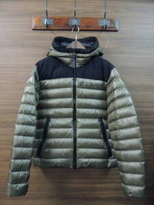 ★ 美品 正規 本物 バーバリー BURBERRY LONDON LIMITED Location Print Hooded Puffer Jacket メンズ フード 中綿 ジャケット S ダウン