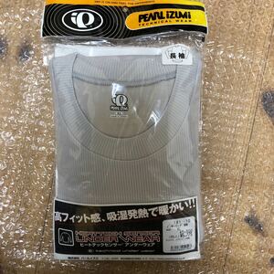 【127新品未使用】 パールイズミ PEARL IZUMI 181-10 アンダー ウェア 長袖 サイズXL グレー