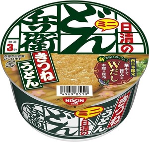 送料無料 どん兵衛 きつねうどんミニ (西) 日清食品 カップ麺 42g×12個