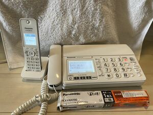 Panasonic KX-PZ210-W 電話機 子機付き FAXインクリボン付