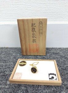 熊本県伝統工芸 肥後象嵌 ピンブローチ　タイピン メンズ アクセサリー
