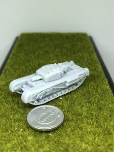 1/144レジンキット　未塗装　未組立　イギリス軍　チャーチル歩兵戦車95mm榴弾砲 Mk.Ⅲ ワールドタンクミュージアム 【同梱可能】