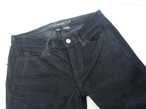 新品■CK カルバンクラインジーンズ パワーストレッチ ストレート パンツ 25 ブラック