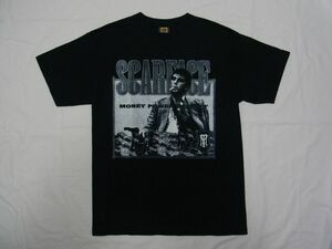 ☆ 90s USA製 ビンテージ SCARFACE スカーフェイス Tシャツ sizeM 黒 ☆古着 映画 トニー・モンタナ アル・パチーノ ゴッドファーザー OLD