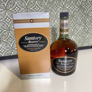 【未開栓・古酒】 SUNTORY WHISKY RESERVE サントリー ウイスキー リザーブ 750ml 43％　R26