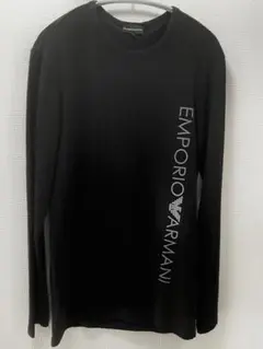 EMPORIO ARMANI ロンT カットソー ブラック