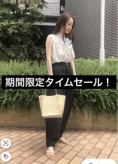 新品✨ユナイテッドアローズ ハイウエストデニムパンツ　インディゴ