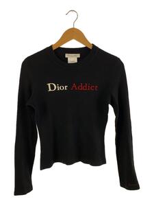 Christian Dior◆長袖Tシャツ/6/コットン/BLK/無地/ADDICT