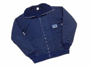 70s☆Patagonia☆白タグ☆パイルフリースジャケット 希少サイズXS ネイビー パタゴニア ビンテージ デカタグ メンズ 紳士 アーカイブ