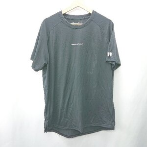 ◇ Θ UNDER ARMOUR アンダーアーマー 半袖 Tシャツ サイズXL ブラック メンズ E