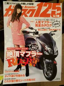 原付二種(125cc)専門誌カススク125_18 マジェスティ125 PCX アドレス シグナスV125 ズーマー ビクスク カスタムスクーター custom scooter