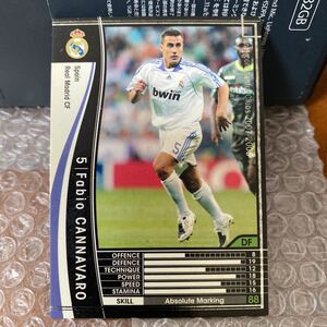 ◆WCCF 2007-2008 ファビオ・カンナバロ Fabio CANNAVARO Real Madrid◆