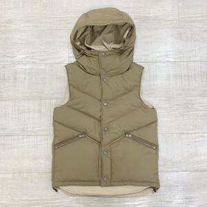 nonnative ノンネイティブ MOUNTAINEER HOODED DOWN VEST マウンテニア フーデッド ダウン ベスト 羽織 NN-V1801 ベージュ 系 サイズ 1 (71