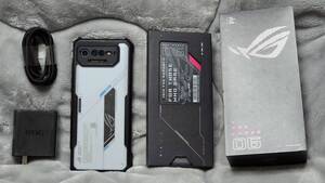 【送料無料】ASUS ROG Phone6 512GB ストームホワイト 未使用付属品フルセット有り