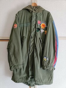 【1995年製 オリジナル】グッドイナフ「カスタム モッズコート」トリコロール UKモデル GOODENOUGH M-65 M-51 Shell Parka 藤原ヒロシ