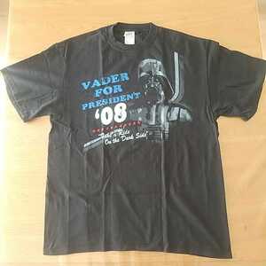 ダース・ベイダー 【正規品】 Darth Vader Tシャツ① アメリカサイズMサイズ(肩幅・身幅大きめ) 黒 USED 【コピーライトあり】 