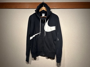 ♪送料無料★NIKE★ジップ パーカー★AS M NSW SWOOSH FZ FT HOODIE★フレンチテリー★SPECIAL BIG LOGO★DD6088-010★AD2022★黒★M♪