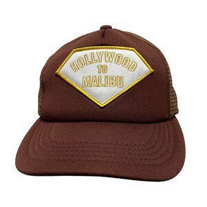 【新品】16ss RHC RON HERMAN HOLLYWOOD TO MALIBU LOGO MESH CAP ハリウッド マリブ ロゴ メッシュ キャップ ロンハーマンBROWN ブラウン