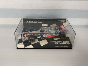 MINICHAMPS ミニチャンプス 1/43 VODAFONE McLaren Mercedes MP4-22 L.HAMILTON 1st WIN CANADA GP 2007 マクラーレン メルセデス F1 レア