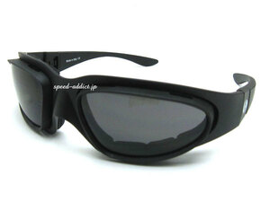 baruffaldi WIND TINI GOGGLE BLACK × SMOKE・YELLOW/バルファルディウインドタイニーゴーグルバイカーシェードバイク用サングラスメガネ