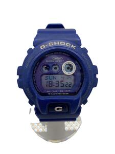 CASIO◆クォーツ腕時計・G-SHOCK/デジタル/BLU