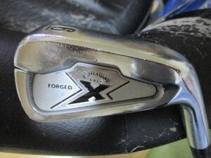 中古　CALLAWAY　Ｘ　ＦＯＲＧＥＤ　6番アイアン　６－２０８