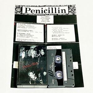 PENICILLIN ペニシリン 1st デモテープ カセットテープ HAKUEI 千聖 GISHO 大滝純 O-JIRO MACHINE インディーズ V系