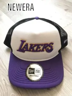 【極美品】NEWERA ニューエラ ロサンゼルス レイカーズ キャップ 帽子