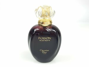 残多　クリスチャン・ディオール　Christian Dior　プアゾン　POISON　オードトワレ　スプレー　50ml　残量：9割　YK-3861