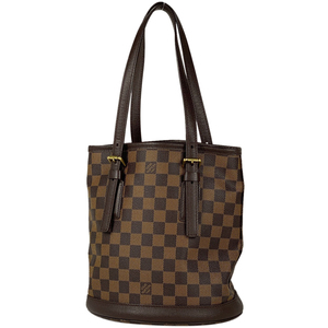 ルイ・ヴィトン Louis Vuitton マレ ハンドバッグ バケット ショルダー ハンドバッグ ダミエ ブラウン N42240 レディース 【中古】