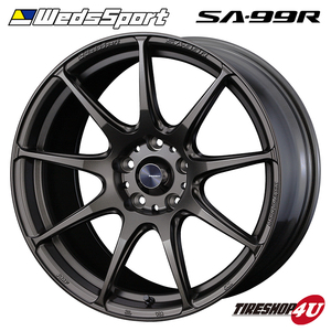 Weds Sport SA-99R 18x8.5J 5/114.3 +50 EJ-BRONZE イージェーブロンズ 新品ホイール1本価格 送料無料