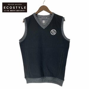 G/FORE ジーフォア ブラック Proof plus stretch VEST ブラック ホワイト 2 ベスト ポリエステル メンズ 中古