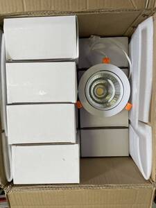 【新品未使用】照明器具 FT-LDL22W 3000K 30° AC85~265V 50/60Hz 角度調整 舞台装置 埋め込み式のダウンライト スポットライト u6224