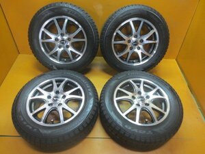 ☆スピスタ☆スタッドレスセット GYLE ブラポリ 美品!!　ルミオン セレナ ミニバン　195/65R15　6J　+43　114.3-5　4本　R151479ST 中古 19